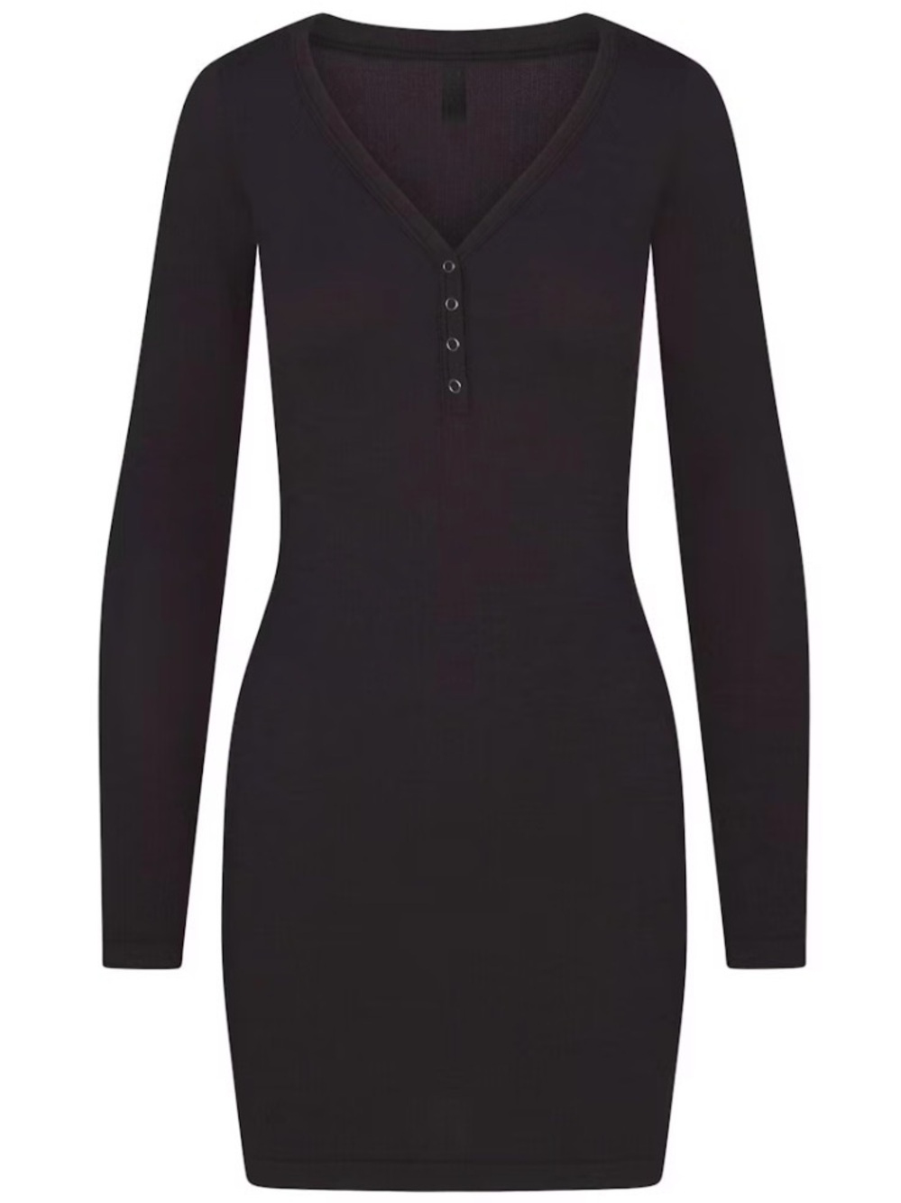 NWOT SKIMS Short Henley Dress